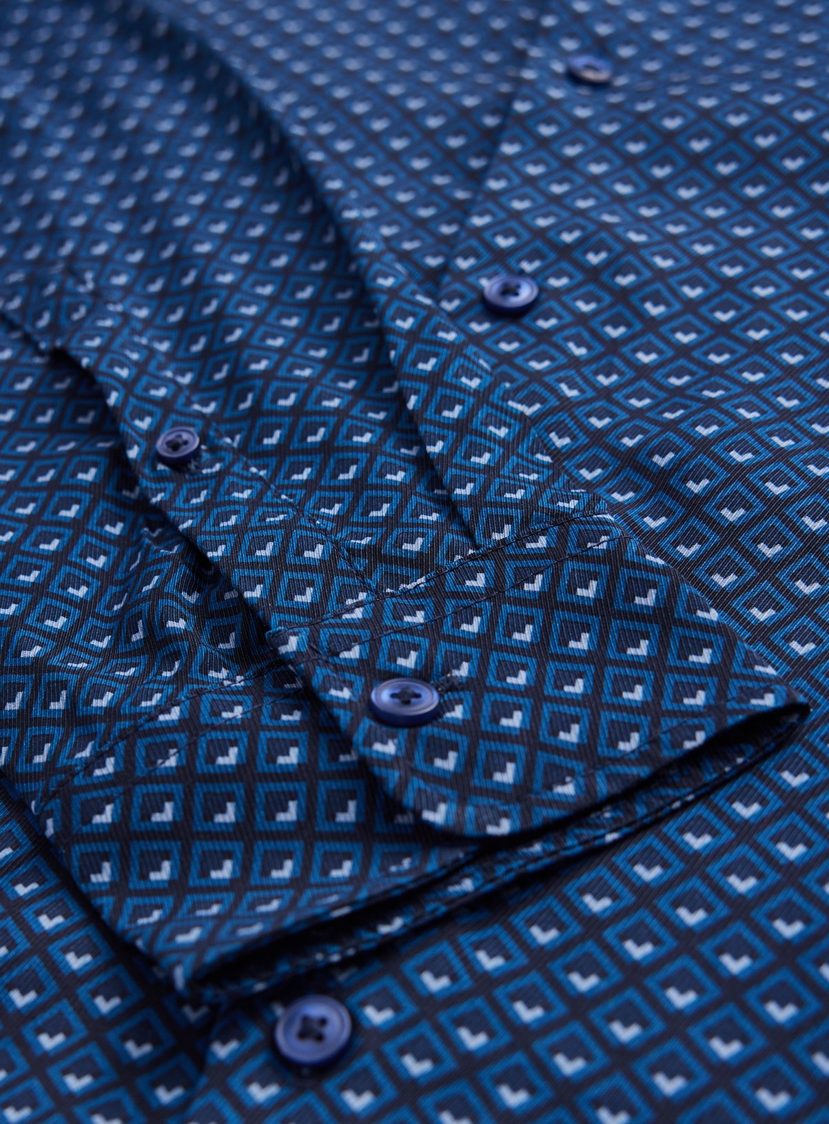 Navy Geo Shirt XXL - Image 4 thumbnail